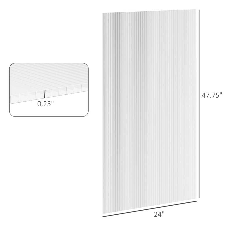 ClearView Greenhouse Panels - 14-Piece Set