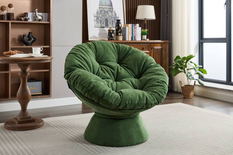 Cozy Swivel Papasan Chair