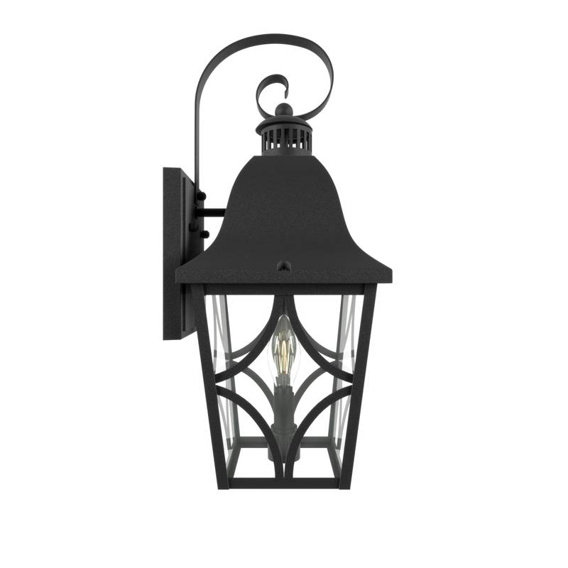 Matte Black Waterproof Wall Lantern