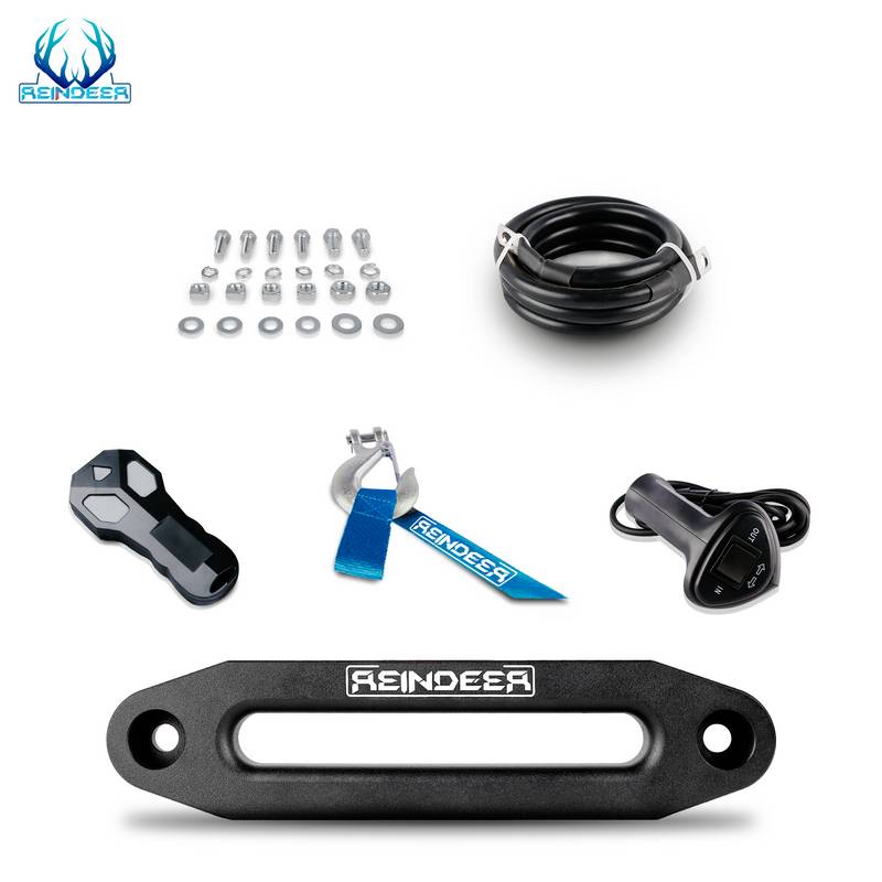 PowerMax Reindeer Electric Winch with Synthetic Rope & Wireless Control