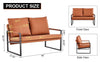 Chic Duo Sofa with Cushions