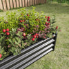 Chic Black Metal Garden Planter for Flowers & Herbs