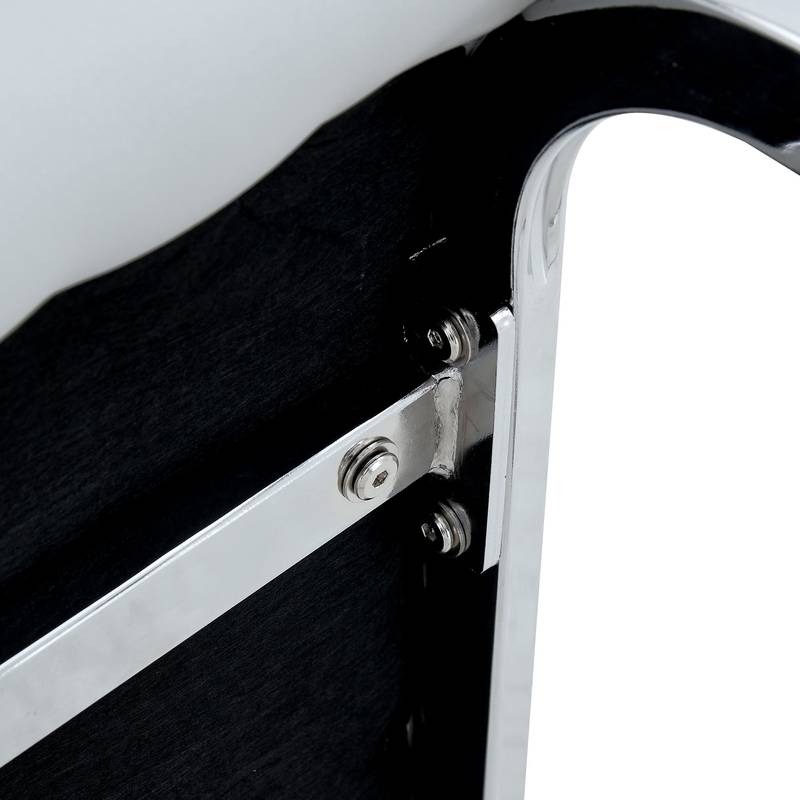 Chic Light Gray Arch Dining Chairs - Set of Four