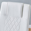 Sleek Glass Dining Set with Stylish Leather Chairs