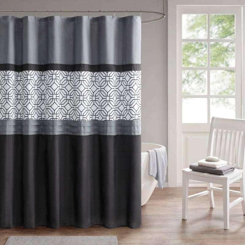 Stitched Elegance Shower Curtain