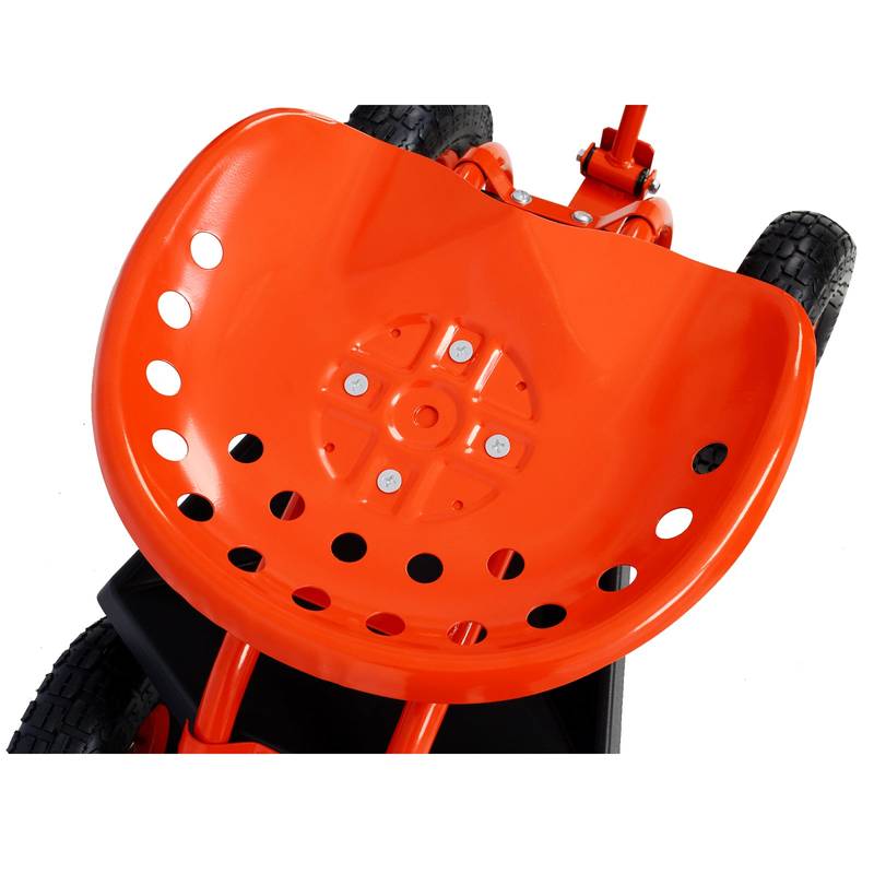 Garden Buddy Scooter: Rolling Seat with Tool Tray and Swivel Convenience
