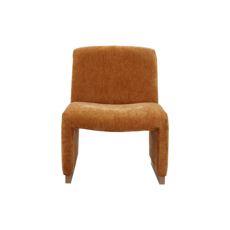 Cozy Orange Accent Chair
