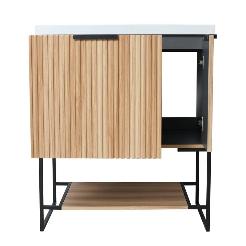 Sleek Resin Bathroom Vanity