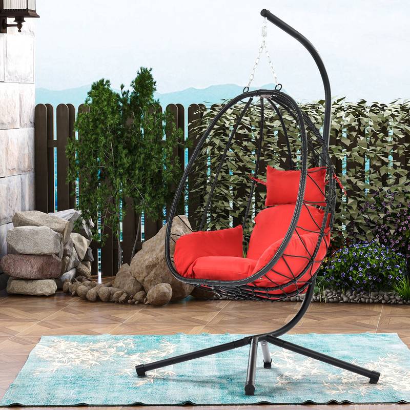 Cozy Swing Egg Chair with Stand