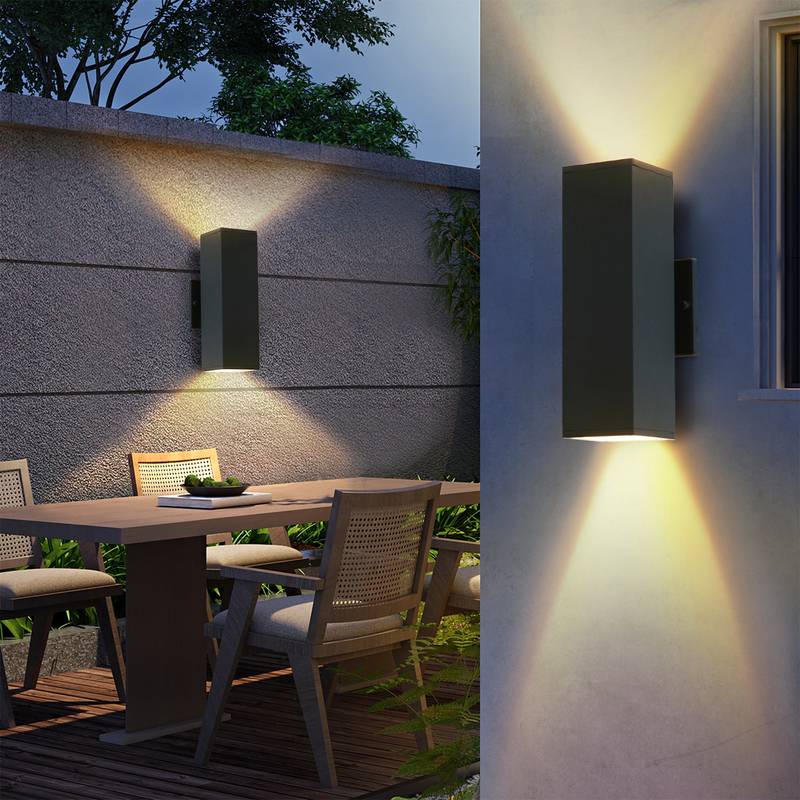 Modern Outdoor Wall Lights - Stylish & Weatherproof Duo