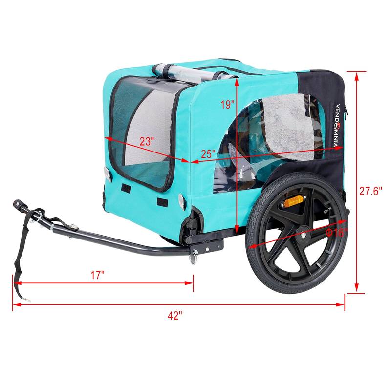 Pup Pedal Trailer: Bike Cart for Small Dogs