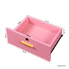 Chic Pink Hair Station with Stylish Storage