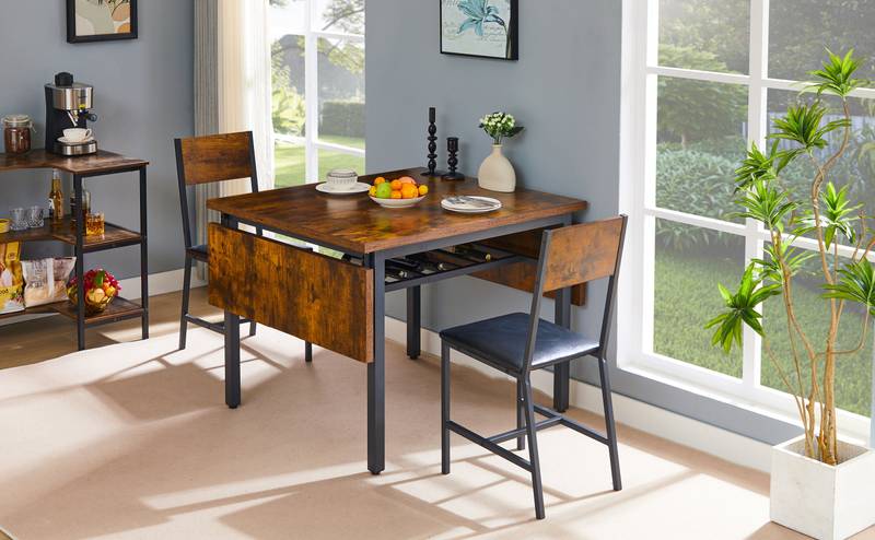 Rustic Charm Folding Dining Table