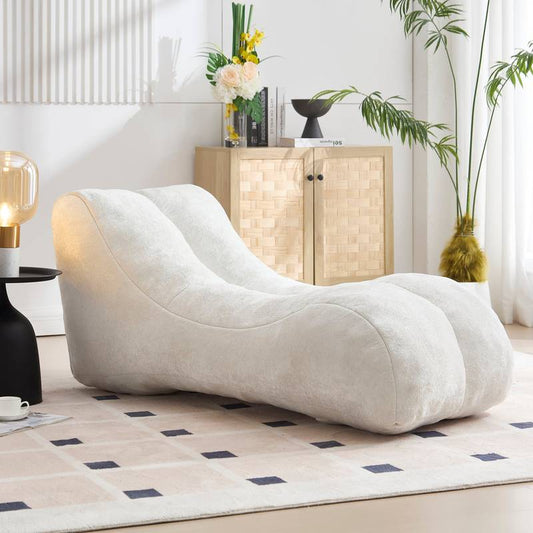 Cozy Curvy Bean Bag Chair