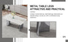 Sleek Marble-Design Dining Table