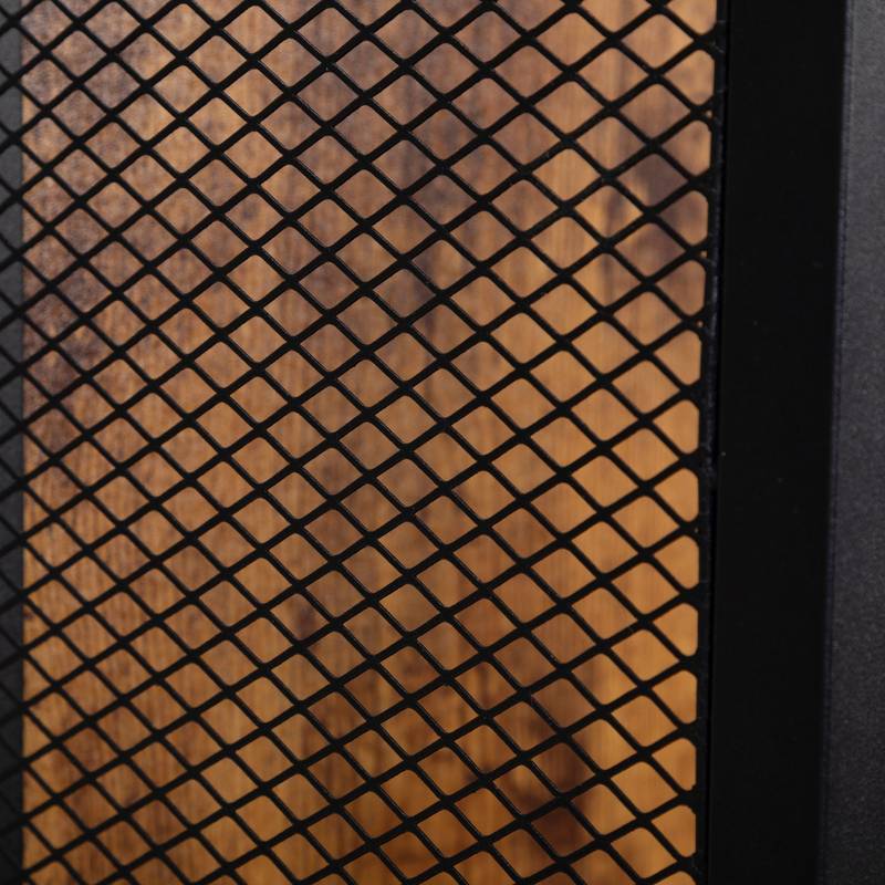 Vintage Salon Station with Stylish Storage