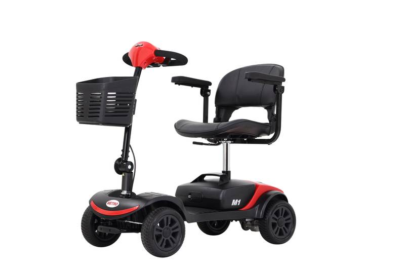 Sleek Red Mobility Scooter