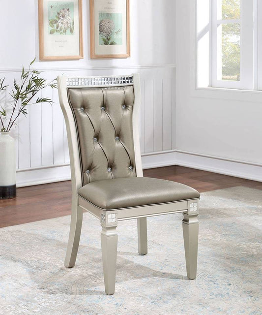 Elegant Comfort Dining Chairs Pair
