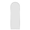 Shimmering Silver Arch Mirror
