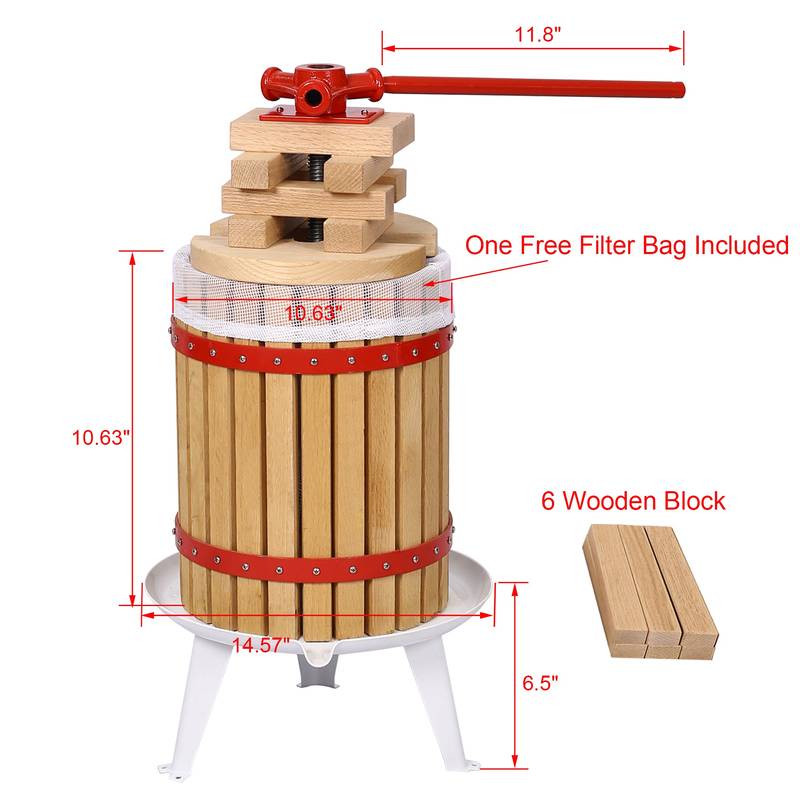 Fresh Squeeze Fruit Wine Press