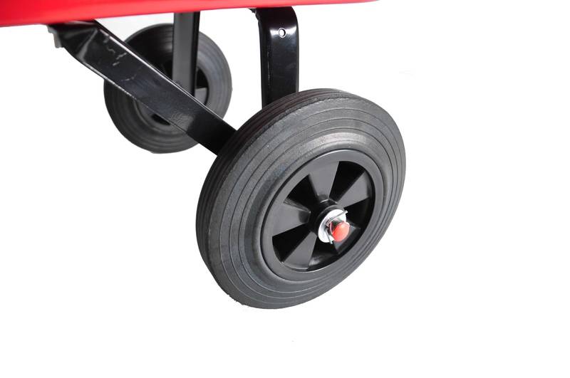 Rugged Red All-Terrain Garden Cart