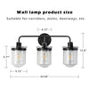 Clear Glass Modern Sconce - Stylish Indoor Light Fixture
