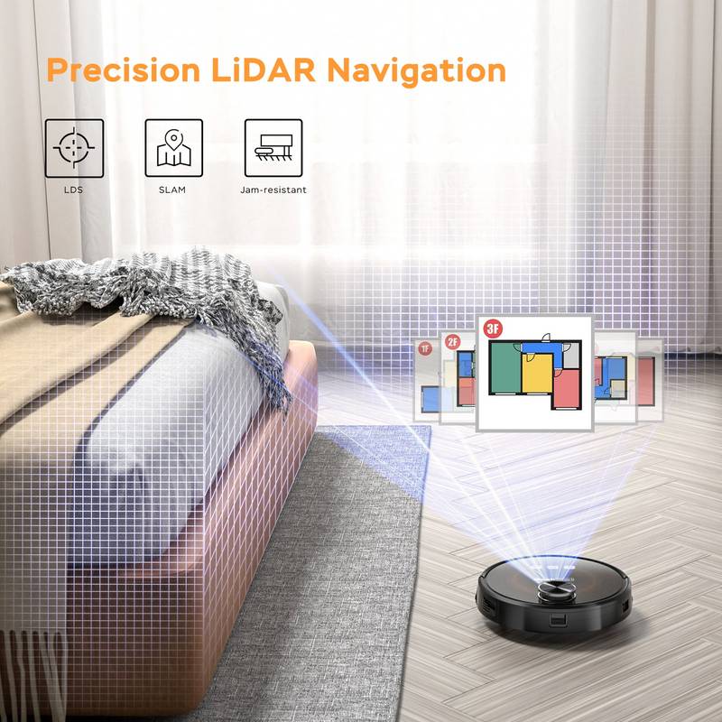 Smart Clean Buddy Robot Vacuum and Mop