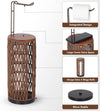 Boho Chic Toilet Paper Stand