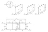 Chic Bathroom Cabinet Door Panel