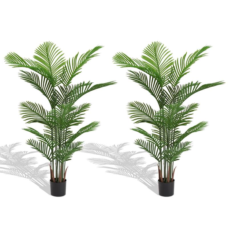 Charming Green Leaf Planter Set