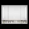 Sleek LED Bathroom Cabinet with Mirror and Multi-Level Storage