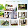 TOPMAX Garden Potting Station - Stylish Storage & Workspace