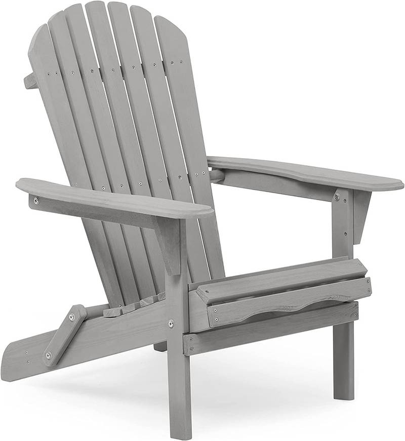 Cedar Folding Adirondack Lounge Chairs - Set of Two
