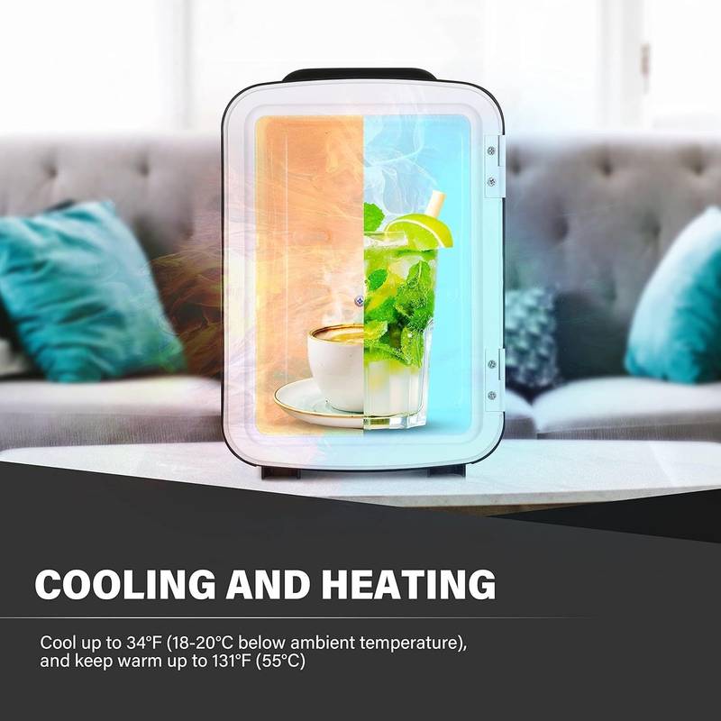 Chill & Warm Mini Fridge – Your On-the-Go Food & Drink Buddy!