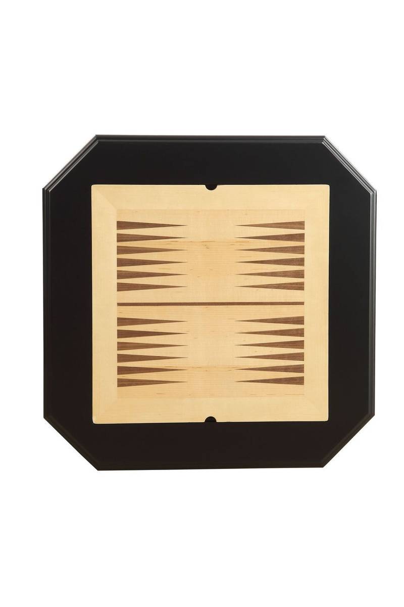 Sleek Black Bishop Game Table by ACME