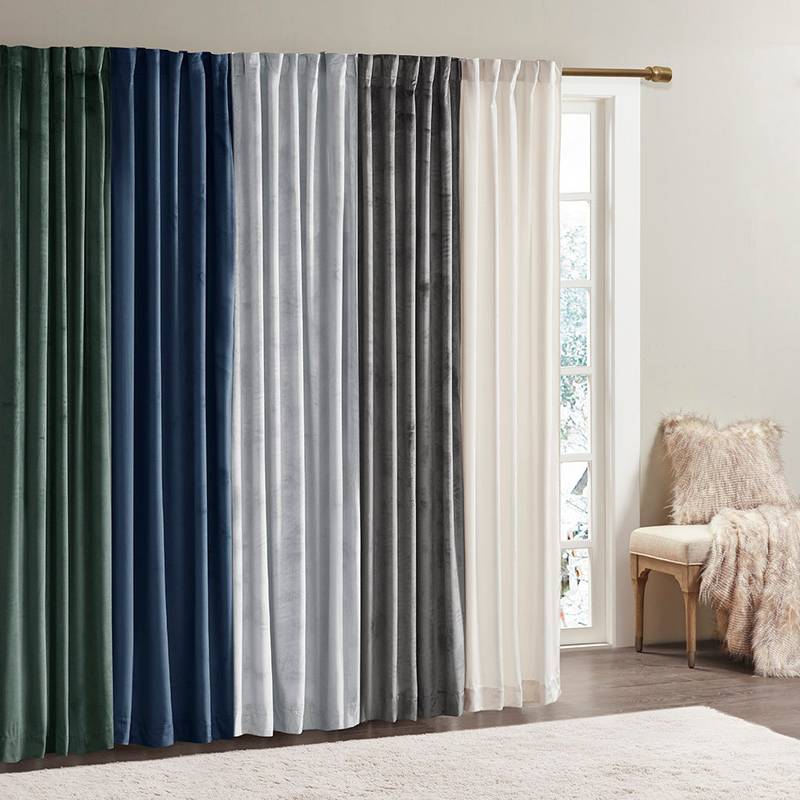 Luxurious Darkening Velvet Curtain Pair