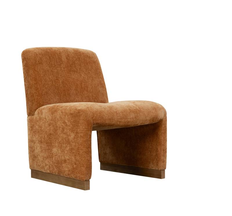 Cozy Orange Accent Chair