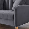 Chic Velvet Loveseat for Cozy Spaces