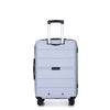 “Silver Spinner Suitcase Trio with TSA Lock”