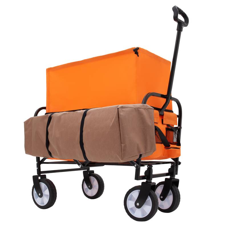 Versatile Collapsible Beach Wagon with Liner Bags