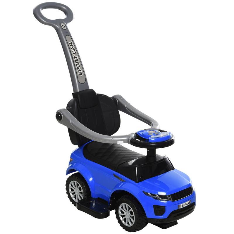 Fun Ride-On Push Car for Toddlers with Music and Lights