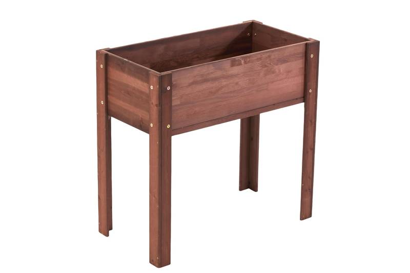 Elevated Wooden Garden Bed - Perfect for Growing Plants and Herbs