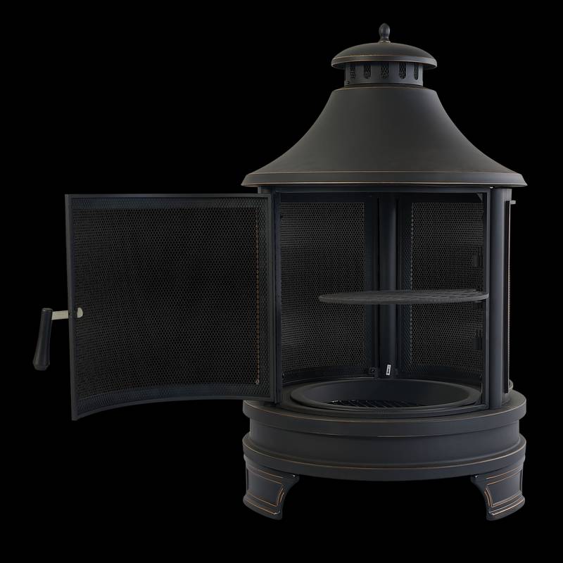 Cozy Two-in-One Outdoor Fire Pit & Heater