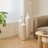 Chic White Metal Vase Set for Stunning Home Decor