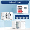 Chill & Heat Mini Fridge - Eco-Friendly Portable Cooler with Window
