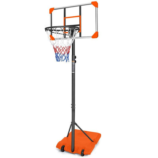 Easy-Move Adjustable Basketball Hoop for Indoor & Outdoor Fun