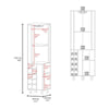 Leah Corner Bar Cabinet - Stylish Storage & Wine Rack in Wengue
