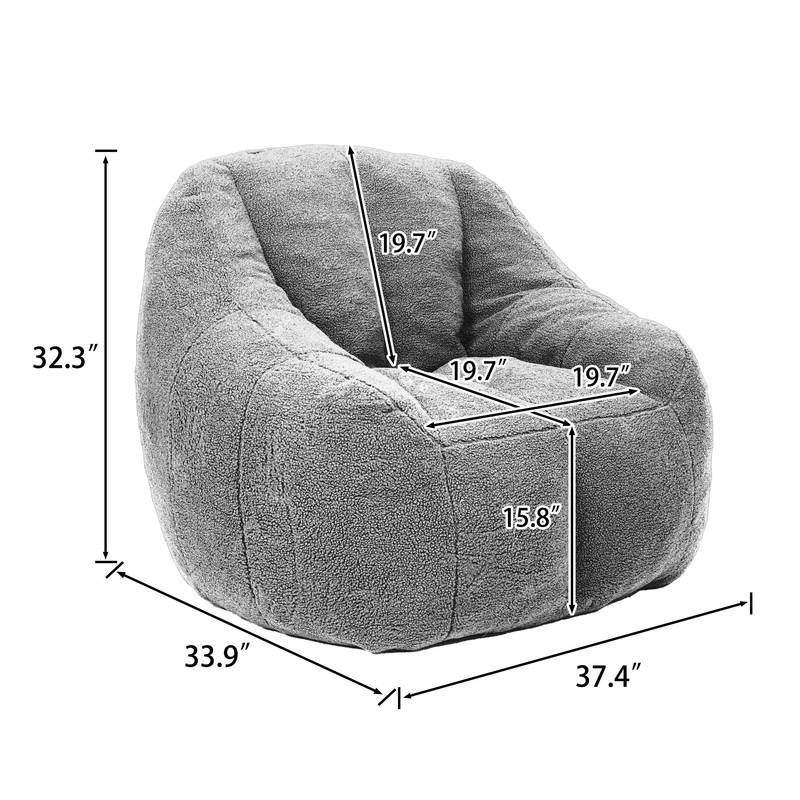 Cozy Tufted Bean Bag Sofa