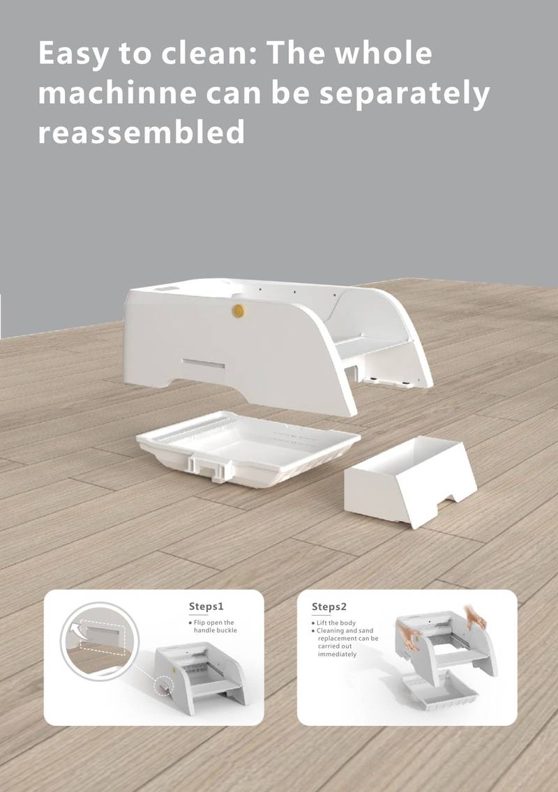 Easy Access Smart Cat Litter Box