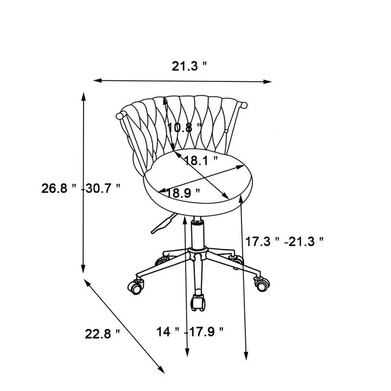 Emerald Comfort Swivel Desk Chair